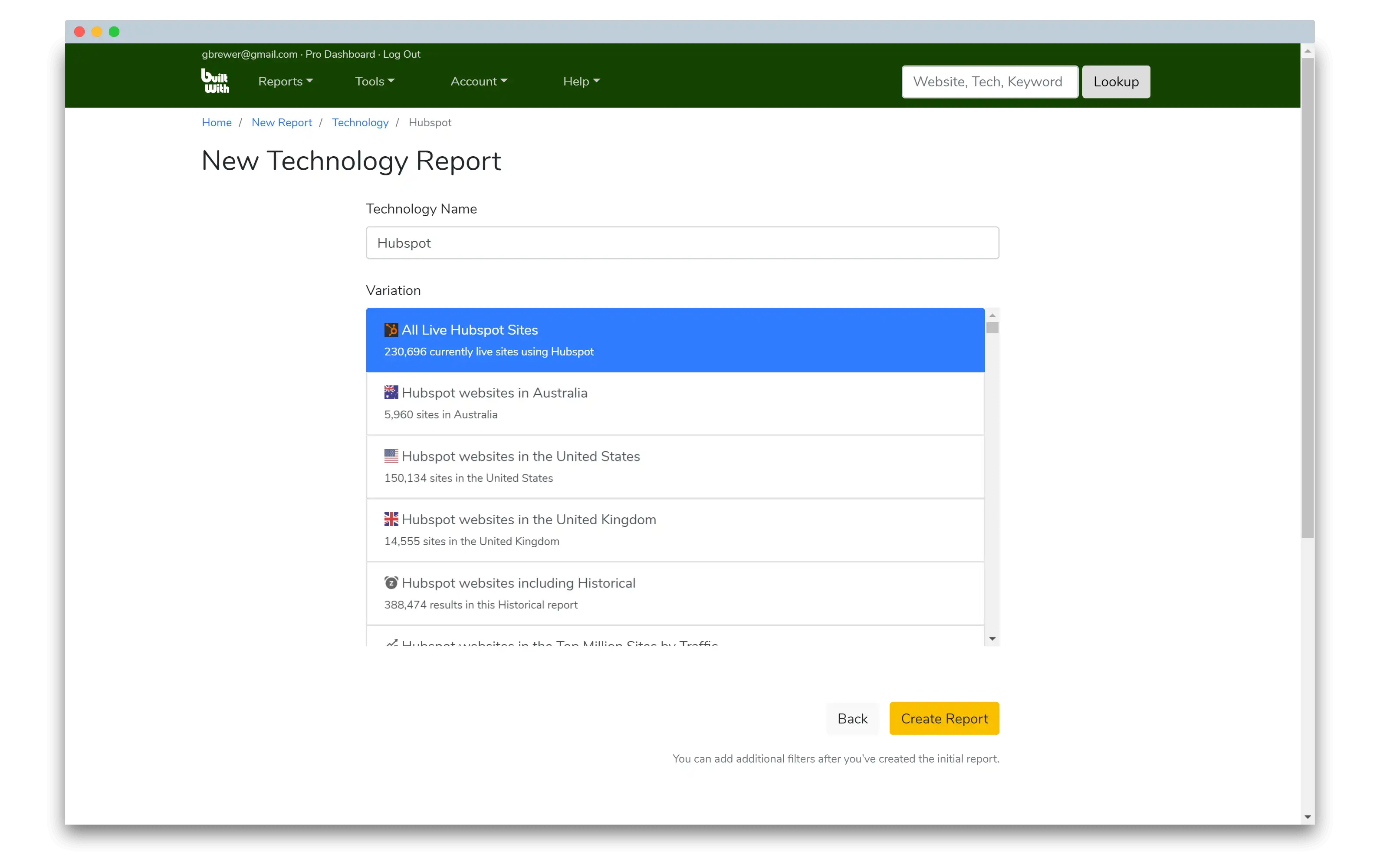 Technology Report